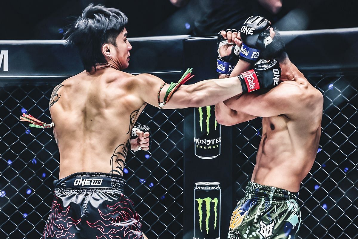 Tawanchai PK Saenchai fighting Superbon | Image credit: ONE Championship