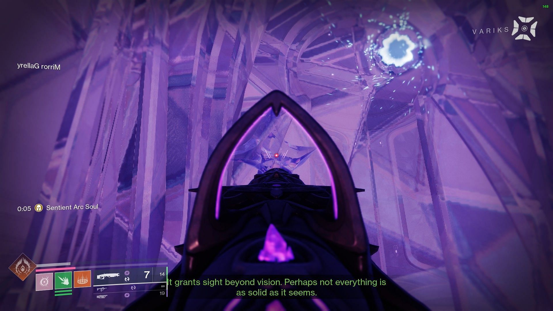 First anchor after entering the mirrored realm (Image via Bungie)