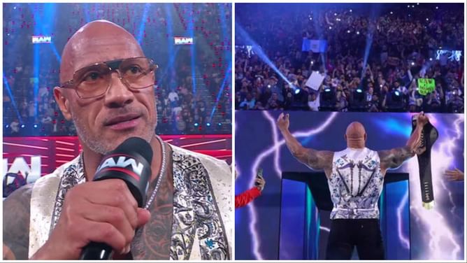 The Rock has backstage moment with female WWE star during RAW Netflix premiere