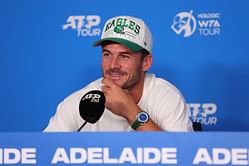Tommy Paul reps $6,600,000,000-worth NFL franchise at Adelaide International ahead of final regular season showdown