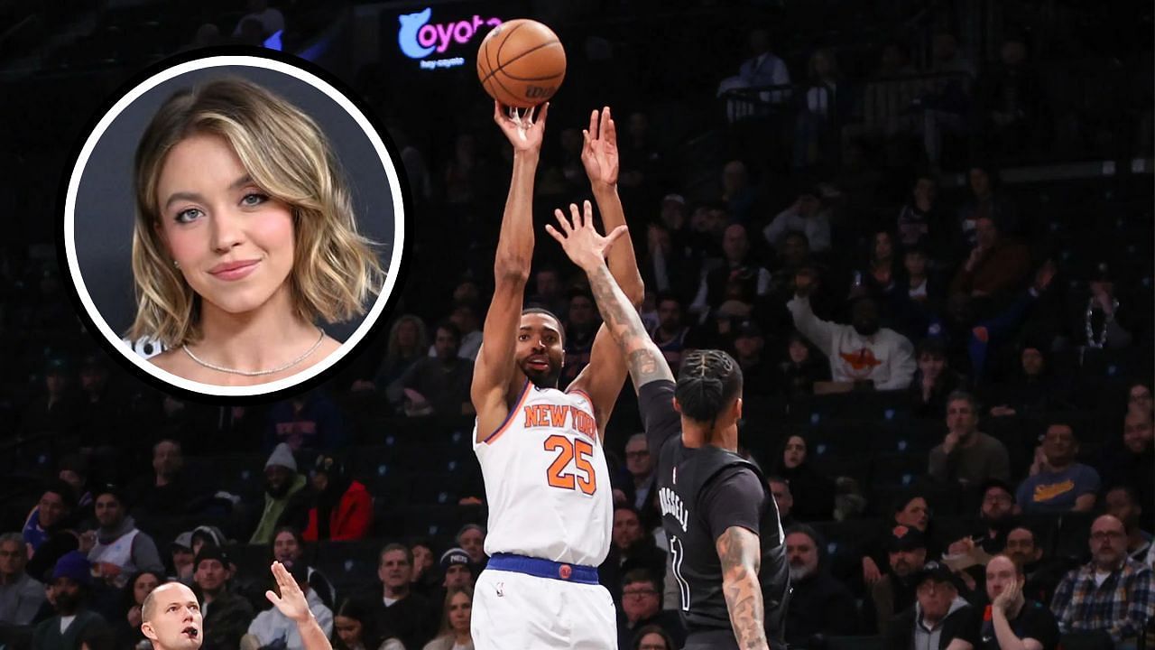 NBA fans erupt as box-office actress Sydney Sweeney shows up for Knicks vs Nets game (Image Credits: Imagn and @sydney_sweeney on Instagram)