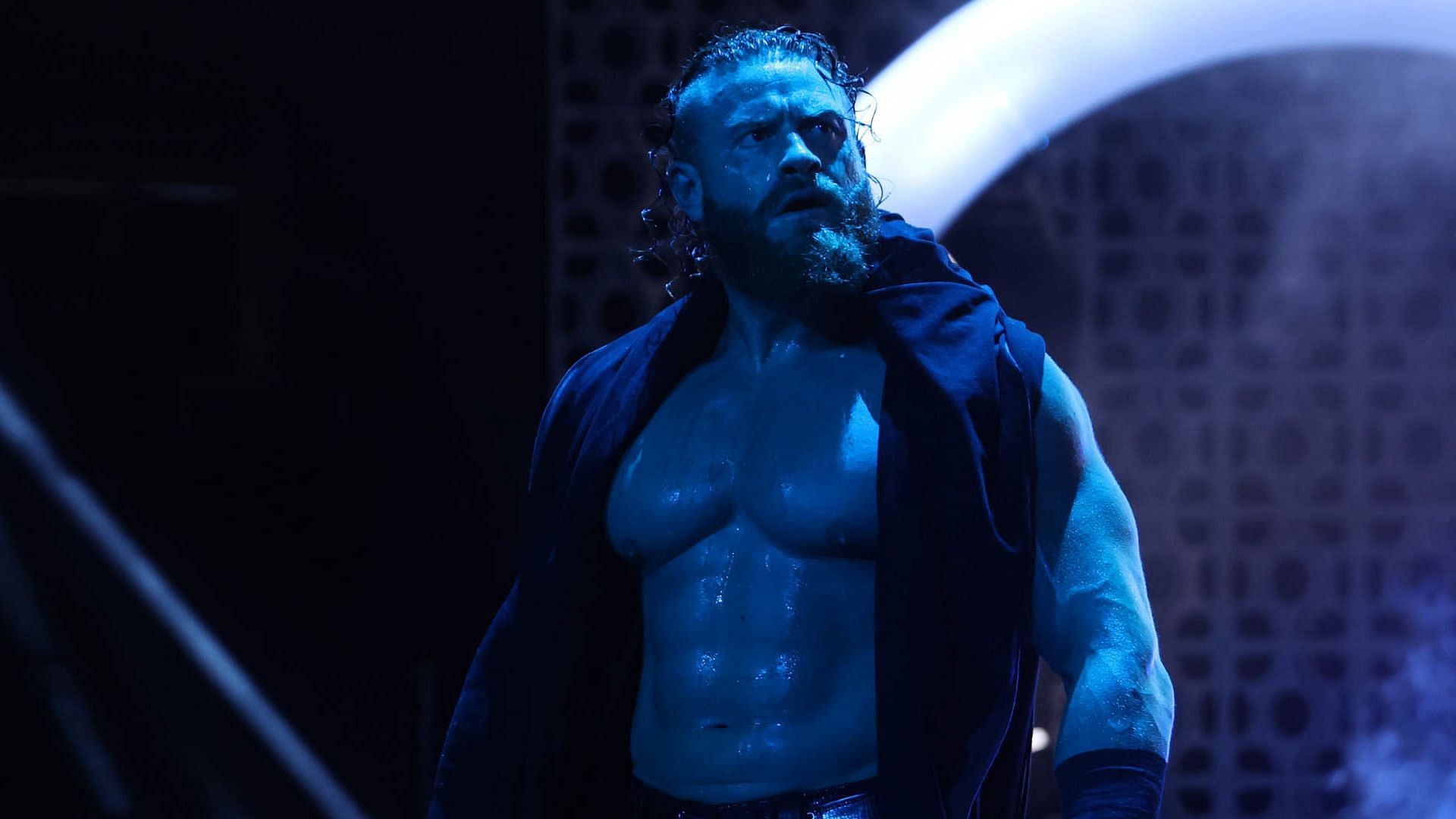 Matthews makes his entrance (Image credit: AEW