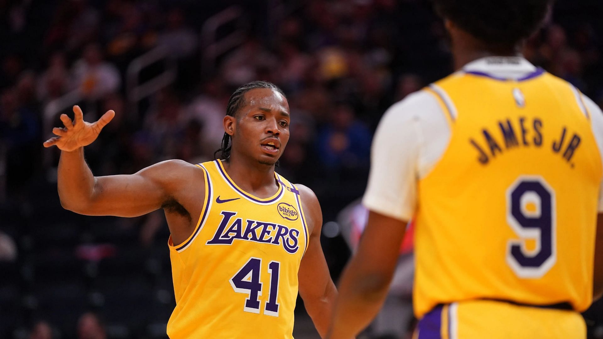 Fans stunned as Lakers waive Quincy Olivari in shocking move. (Photo: IMAGN)