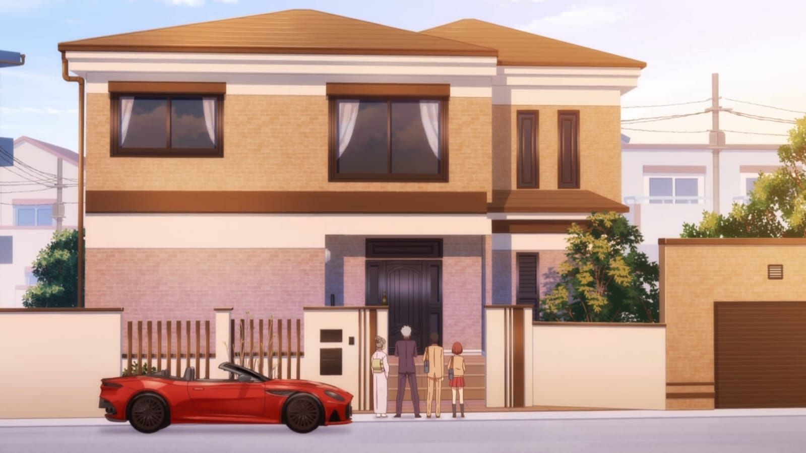 Akane and Saito&#039;s new home (Image via Studio Gokumi and AXsiZ)