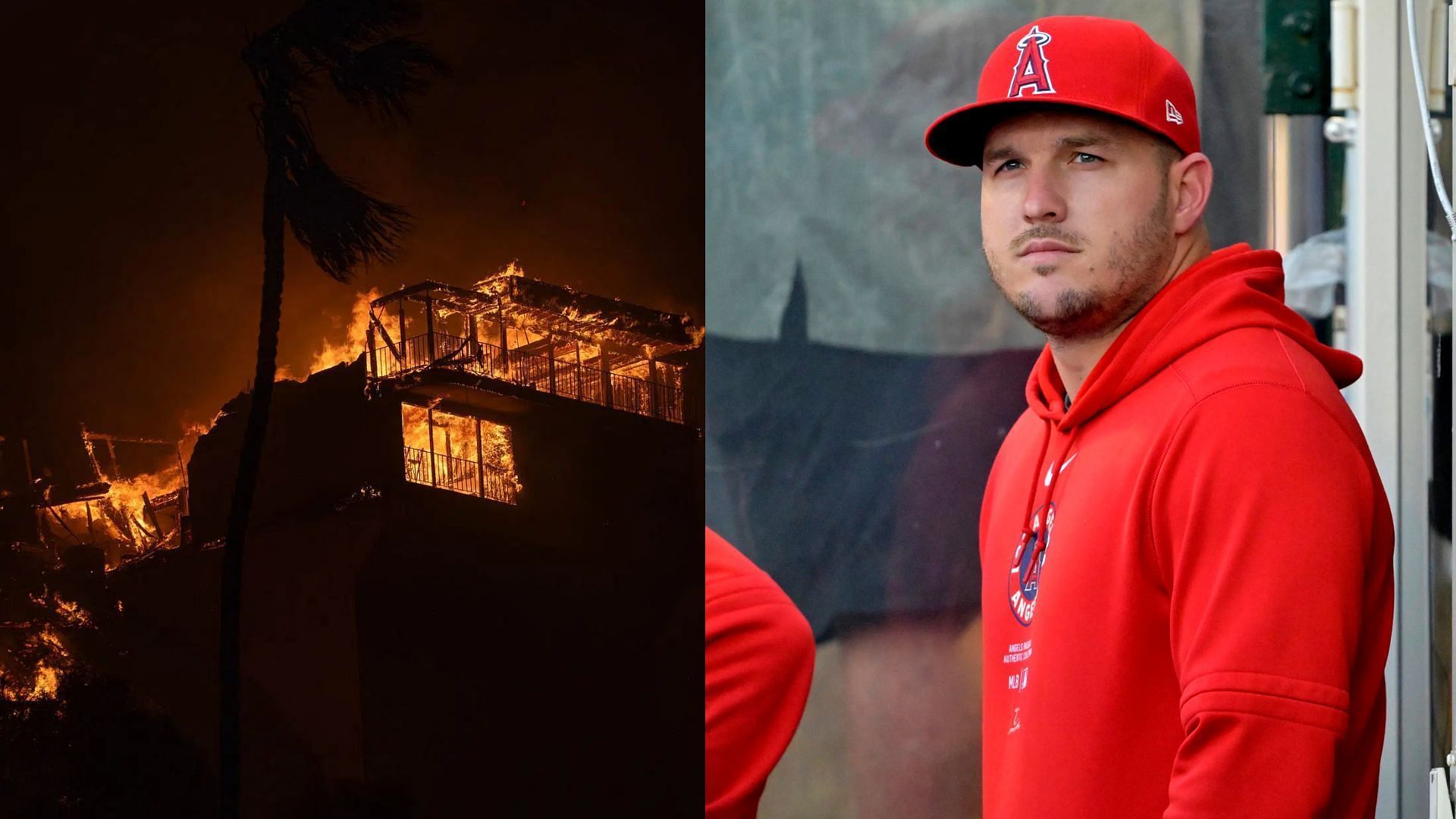 Angels superstar Mike Trout posts heartfelt message about the Los Angeles fires (Photo Source: IMAGN)