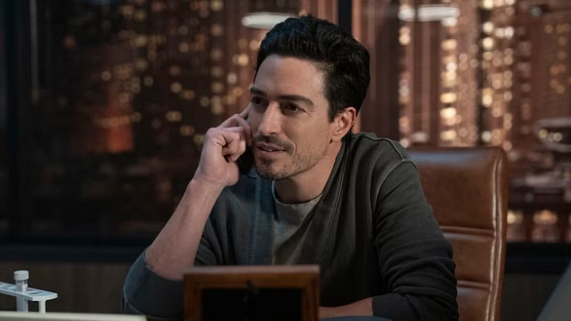 Ben Feldman as Sam Larkin in Mayfair Witches season 2 (Image via AMC+)