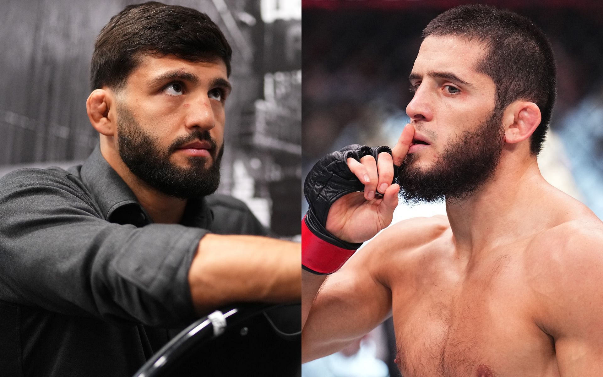 Arman Tsarukyan (left) and Islam Makhachev (right) will clash for the lightweight throne at UFC 311 [Images courtesy: Getty Images]