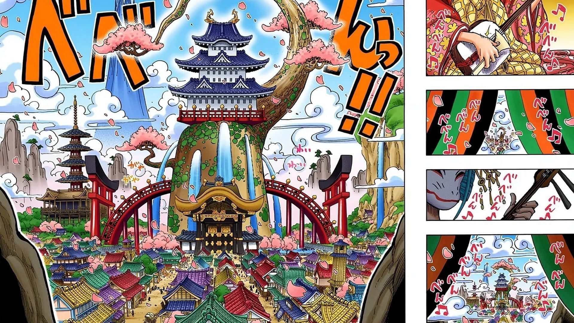 Wano in the One Piece manga (Image via Shueisha)