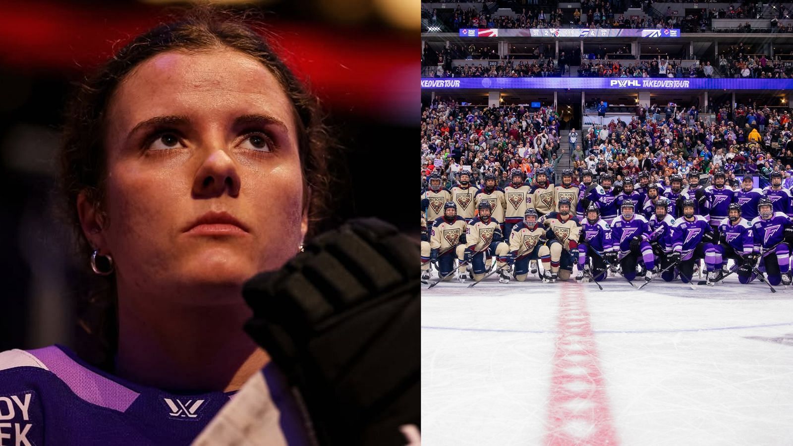 Frost star Britta Curl-Salemme pens three-word reaction to PWHL Takeover Tour game in Ball Arena setting US attendance record