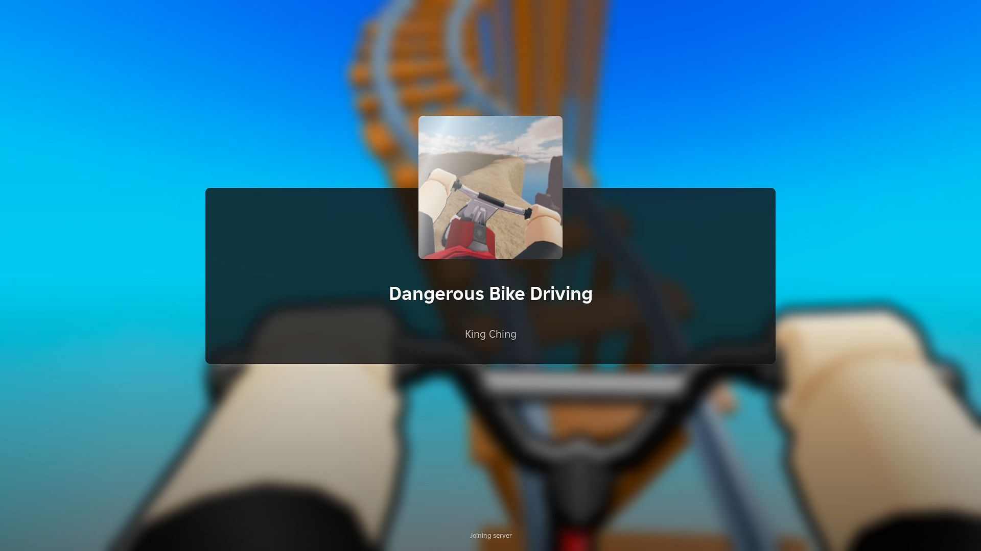 Roblox Dangerous Bike Driving