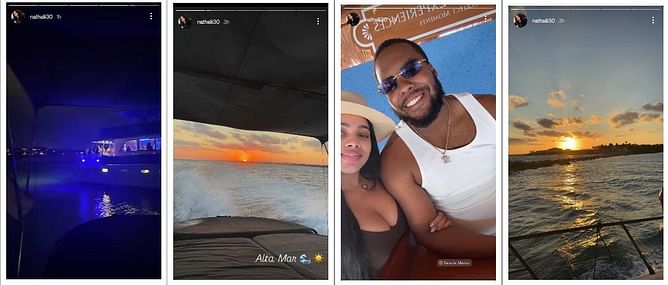 Vladimir Guerrero Jr.'s wife Nathalie spends quality time with friends ahead of flying back home from romantic vacation