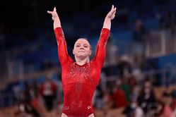 Jade Carey offers glimpse of her vault routine after impressing in 2025 NCAA season opener
