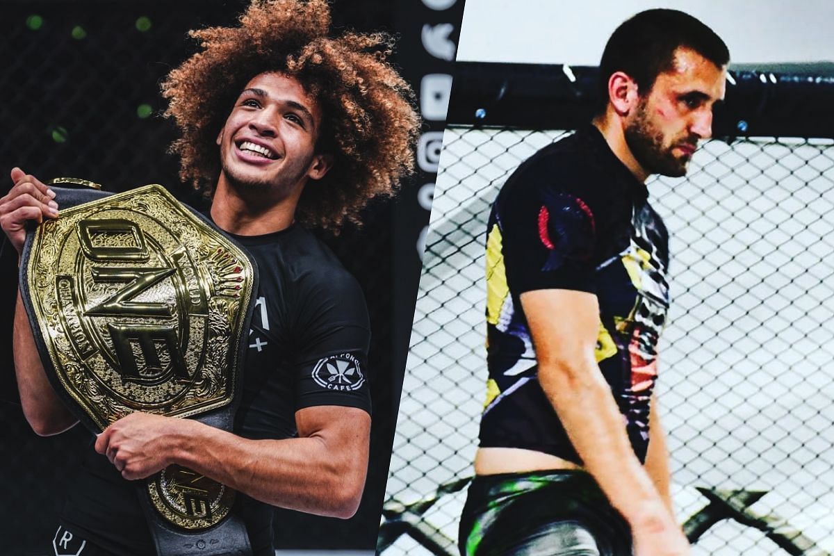 Submission grappling champion Kade Ruotolo faces off with Nicolas Vigna in third straight MMA match. -- Photos from ONE Championship and Nicolas Vigna