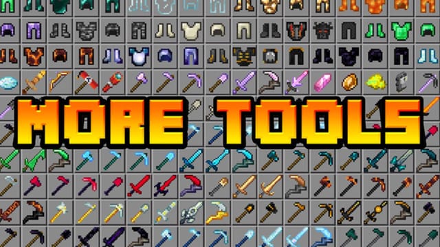 Minecraft More Tools add-on guide