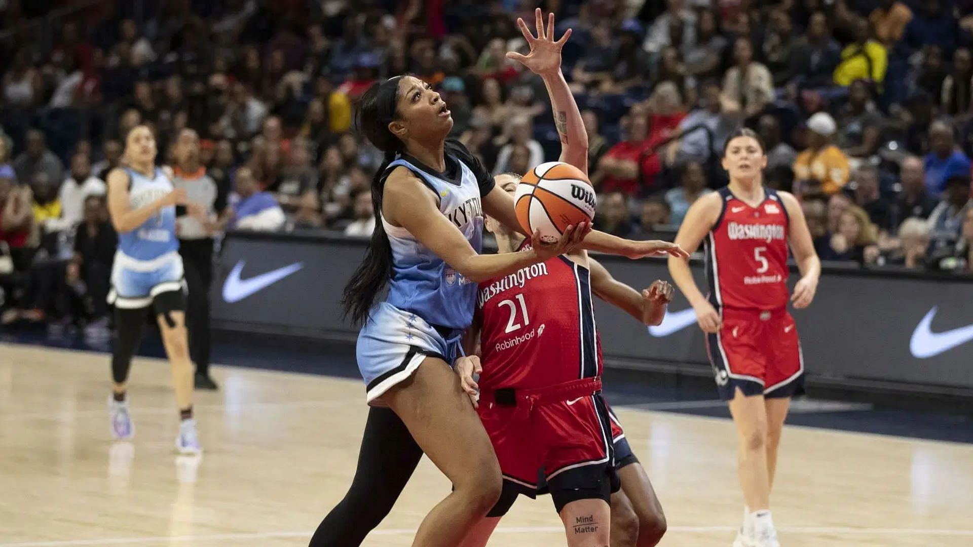 Fans buzz after Angel Reese shows her layup skills ahead of Unrivaled league tip-off. (Photo: GETTY)