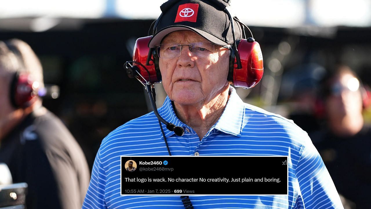 In Picture: Joe Gibbs, owner of Joe Gibbs Racing. Credit: Imagn Images. Fan reaction by: (x.com/kobe2460mvp)