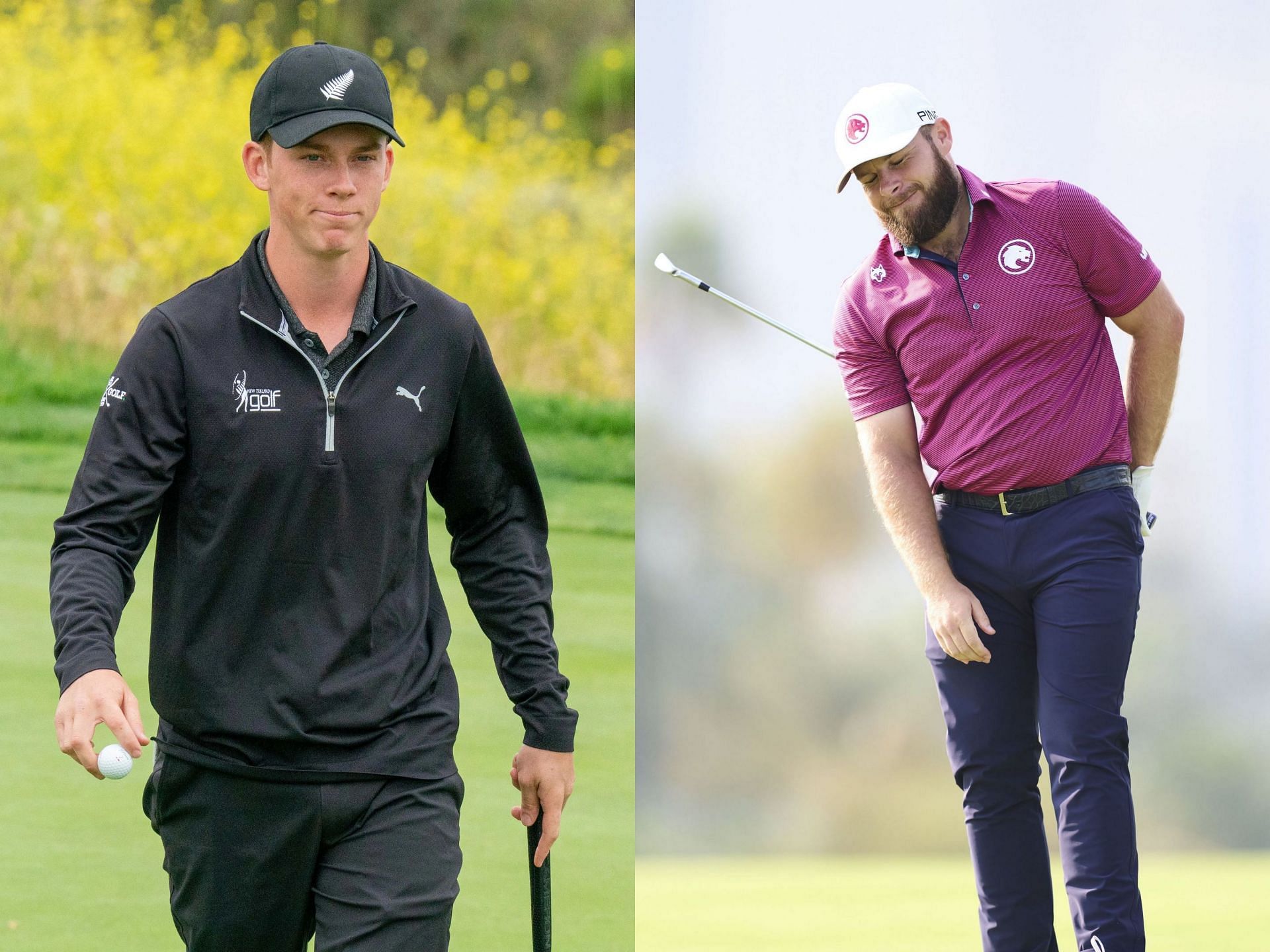 Daniel Hillier and Tyrrell Hatton are frontrunners at the Hero Dubai Desert Classic (Image via Imagn, Getty)