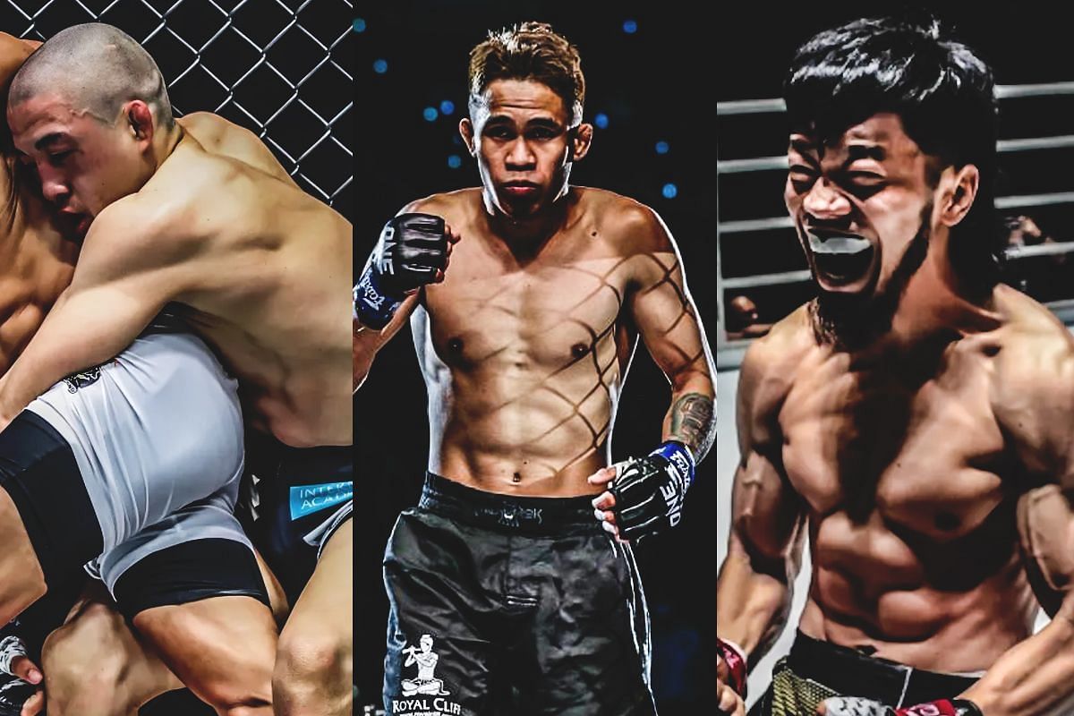 Keito Yamakita (left), Jeremy Miado (center), and Lito Adiwang (right) | Image credit: ONE Championship