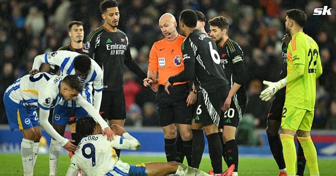 Premier League release official statement on William Saliba penalty incident during Arsenal draw against Brighton