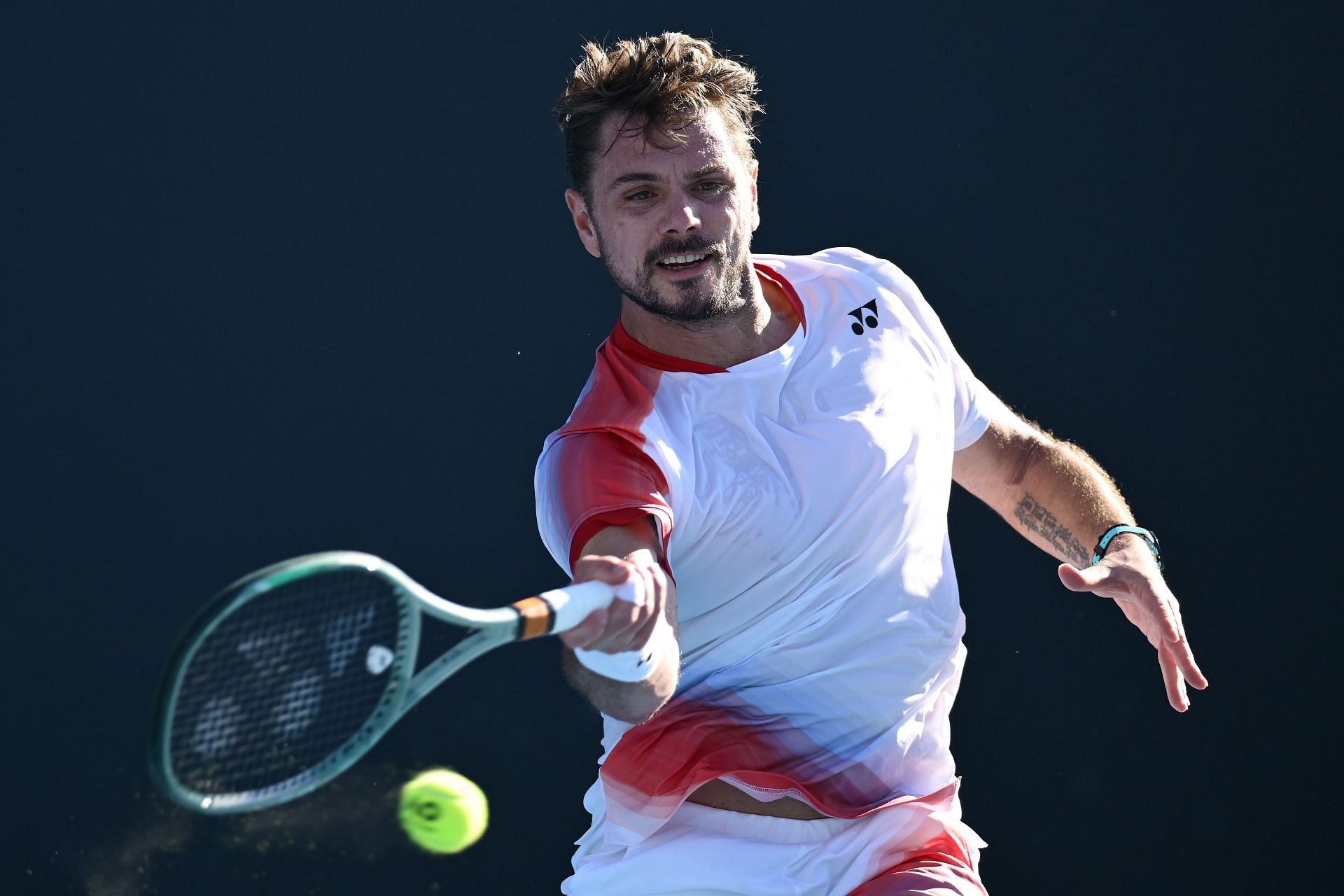 Stan Wawrinka at the 2025 Australian Open. Source: Getty