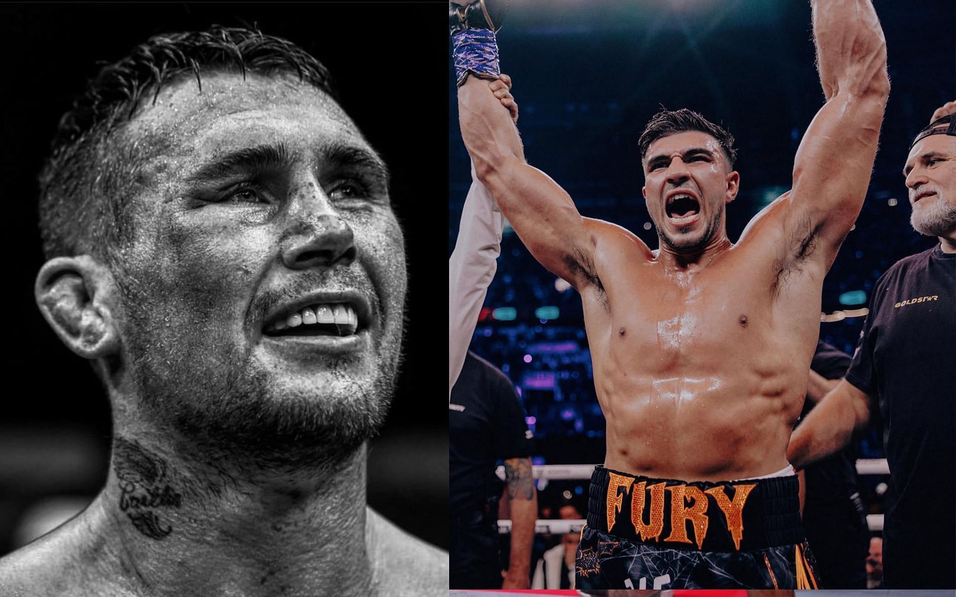 Darren Till was scheduled to fight Tommy Fury in Manchester [ Image Courtesy: @tommyfury on instagram and @darrentill2 on X]