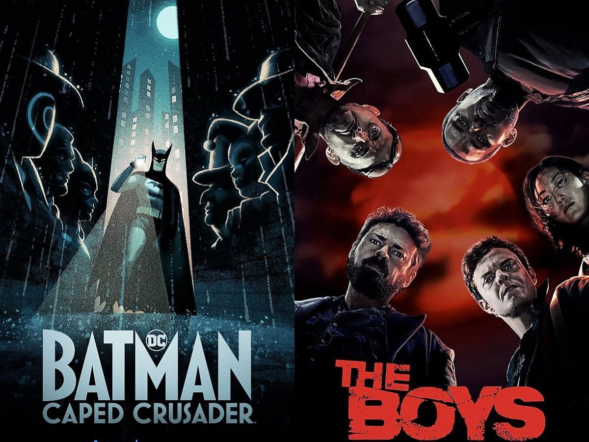 Still from Batman: Caped Crusader and The Boys (Image via Amazon Prime Video)