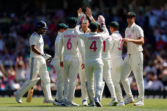 [Watch] Scott Boland cleans up KL Rahul for 13 in 2nd innings of 2024-25 BGT 5th Test