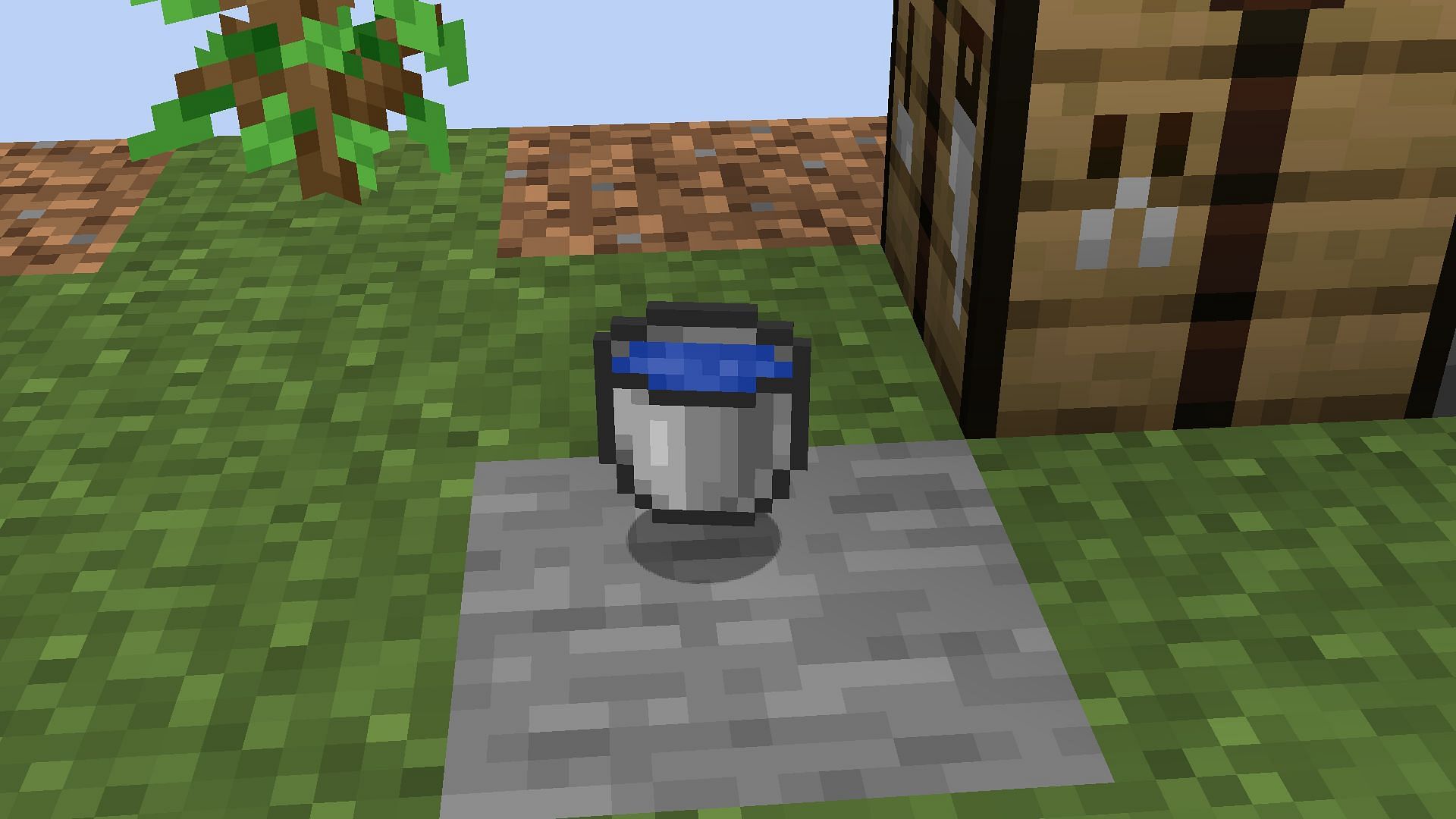 Players can get water in OneBlock world in various ways (Image via Mojang Studios)