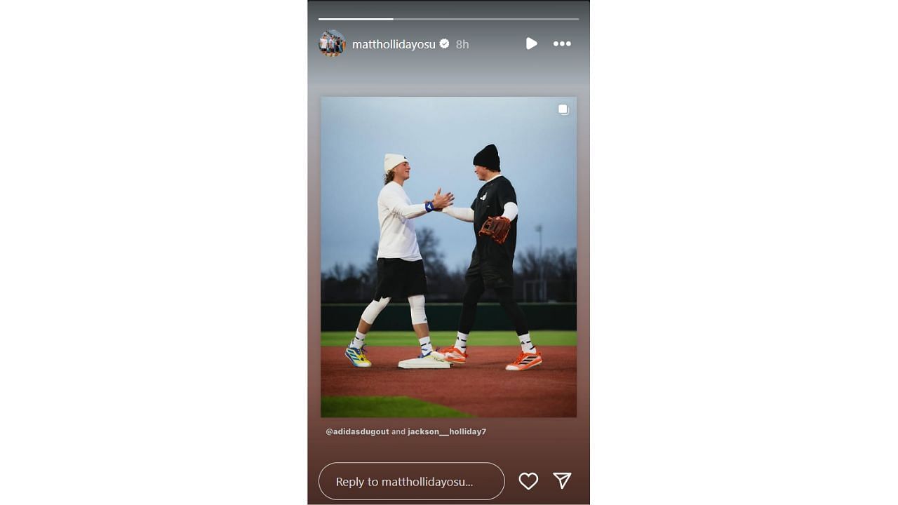 Matt Holliday&#039;s Instagram story