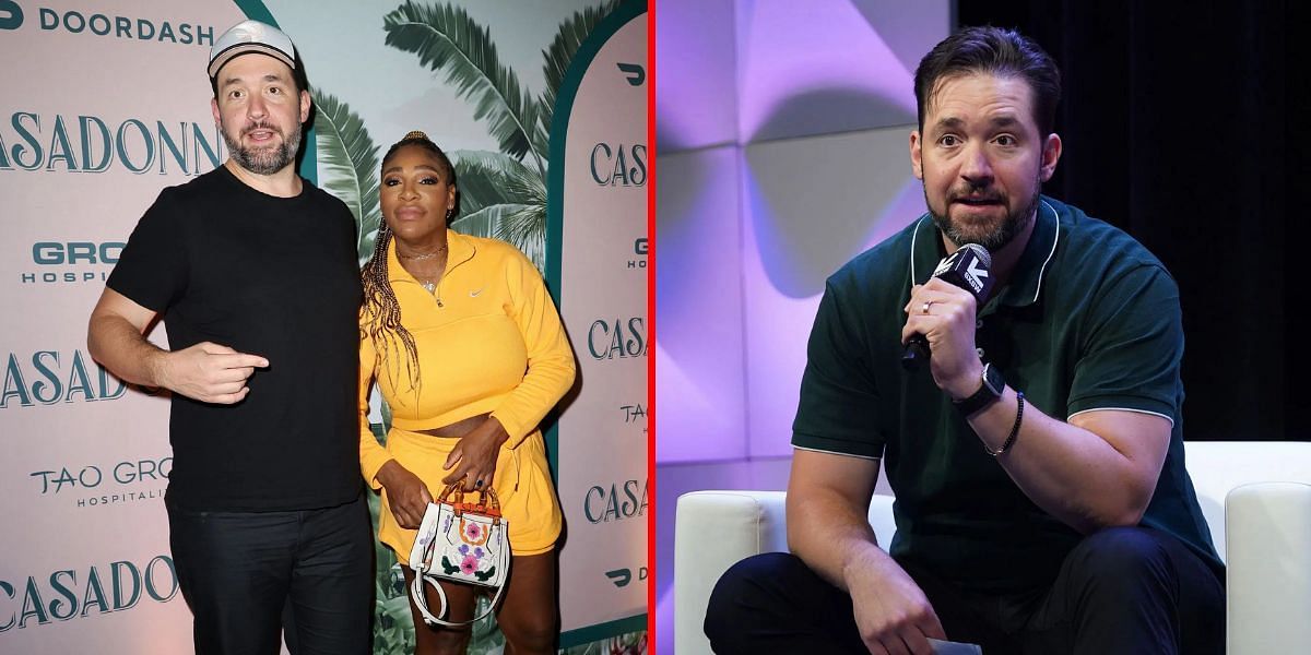 Serena Williams and Alexis Ohanian (Images via GETTY)