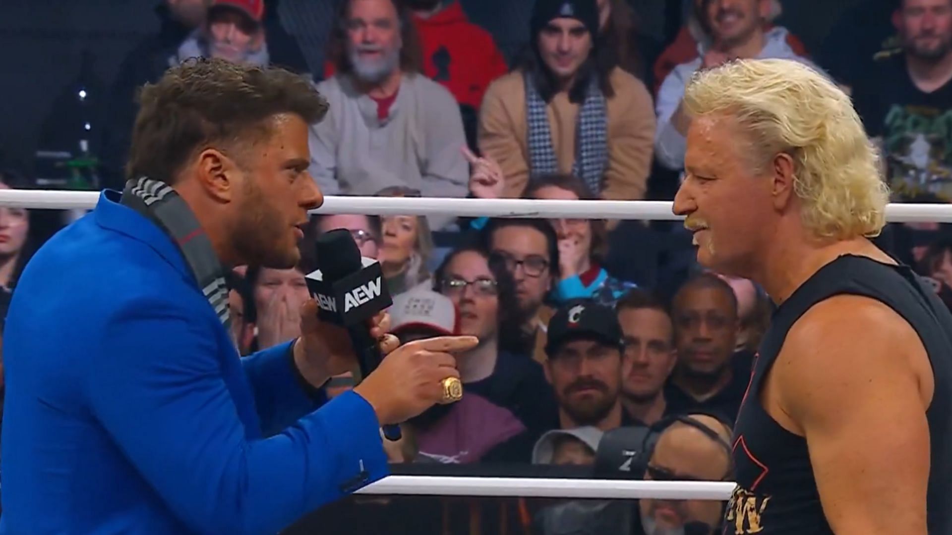 MJF and Jeff Jarrett had a fiery exchange this week on AEW Dynamite [Image Credits: AEW