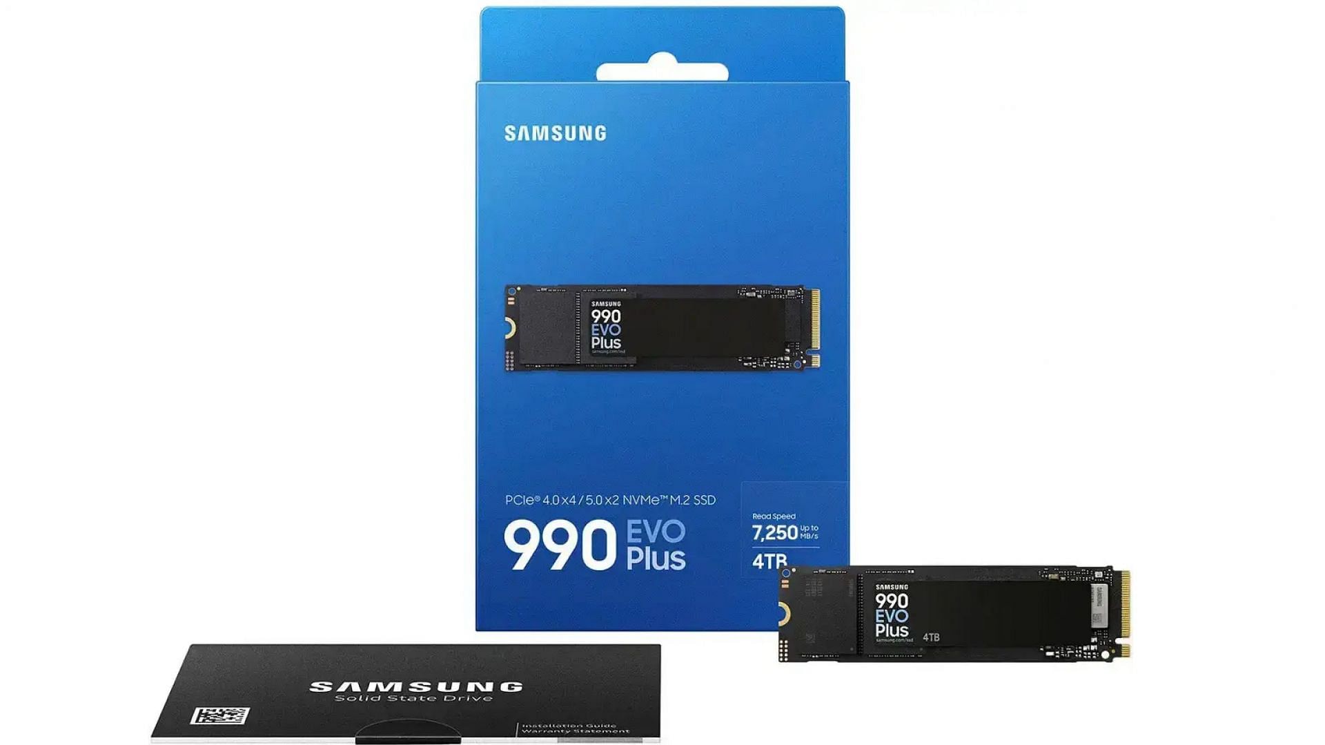 Samsung 990 Evo Plus SSD with its box (Image via Samsung)