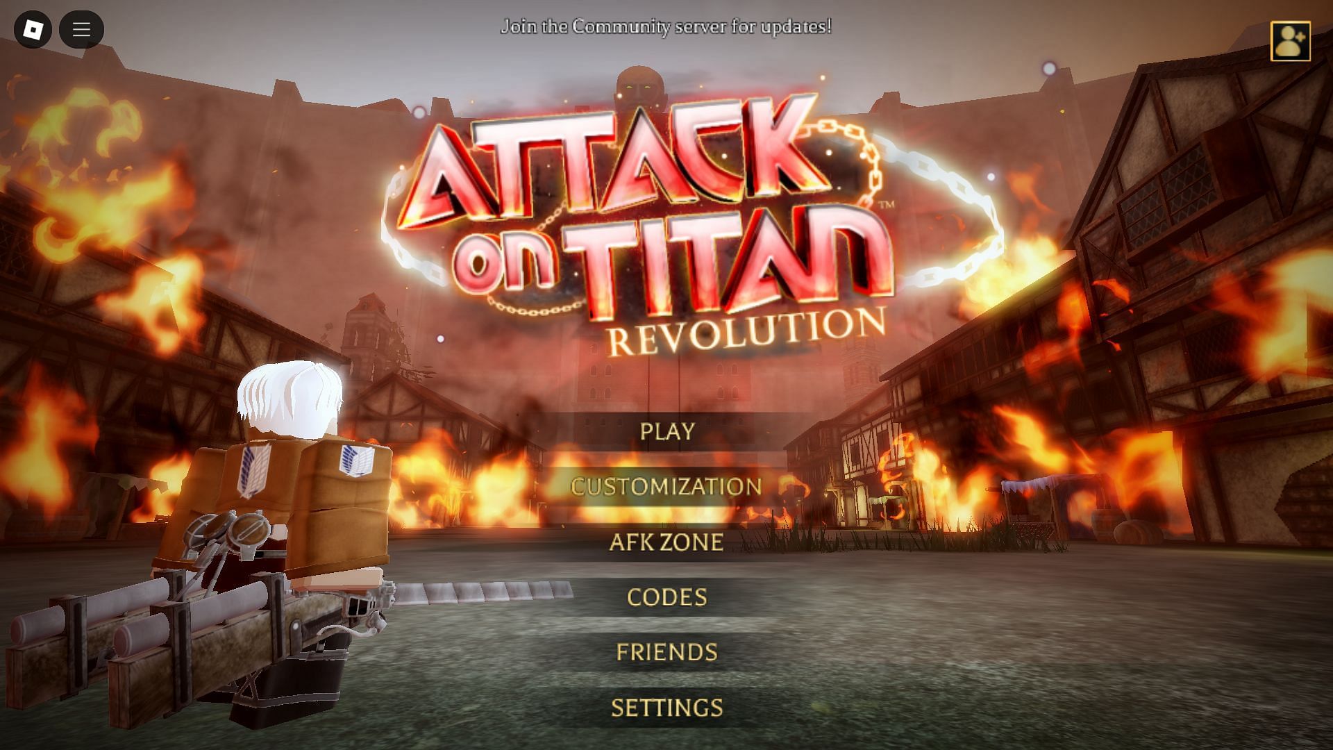 Roblox Attack on Titan Revolution