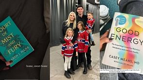 "Left Feyre and Rhysand back home": Carey Price's wife Angela shares a glimpse at her latest read