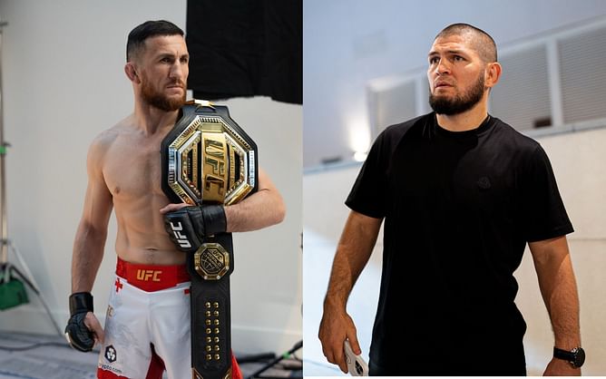Khabib Nurmagomedov makes scathing accusations about Merab Dvalishvili ahead of UFC 311: "They pressured him and they made him fight"