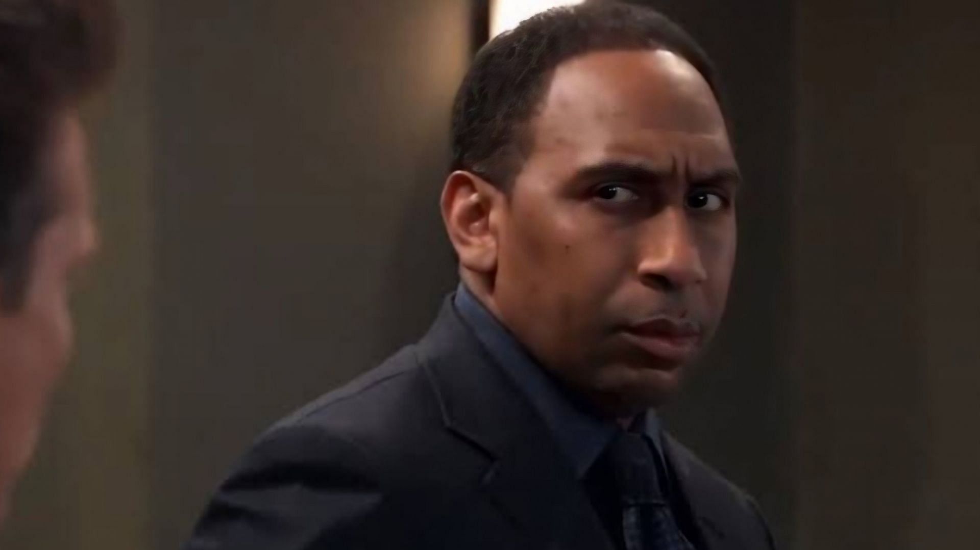 Stephen A Smith in the role of Brick in a still from General Hospital (Image via the ABC Network)