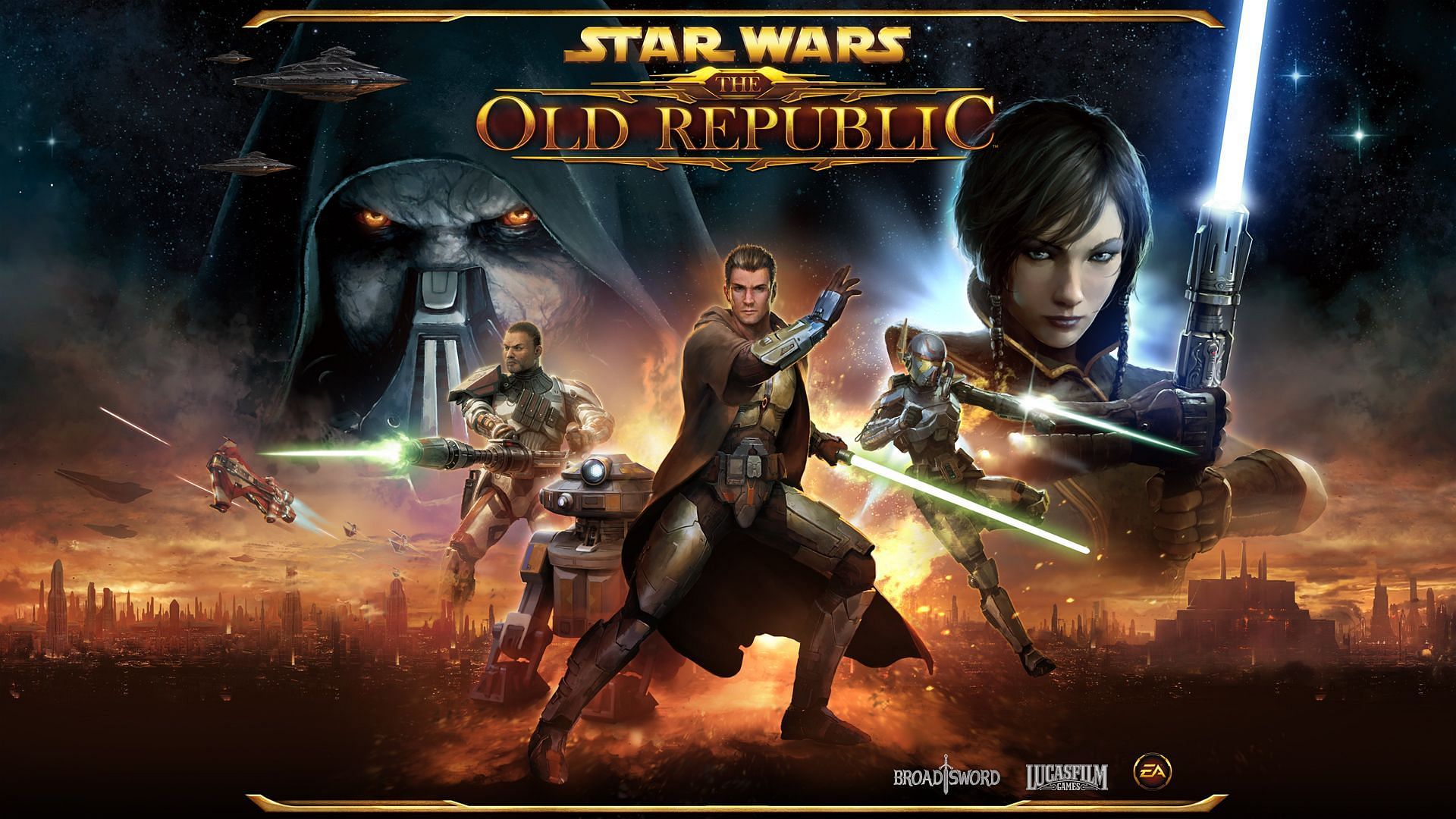 SWTOR is the premier Star Wars MMORPG (Image via Broadsword)