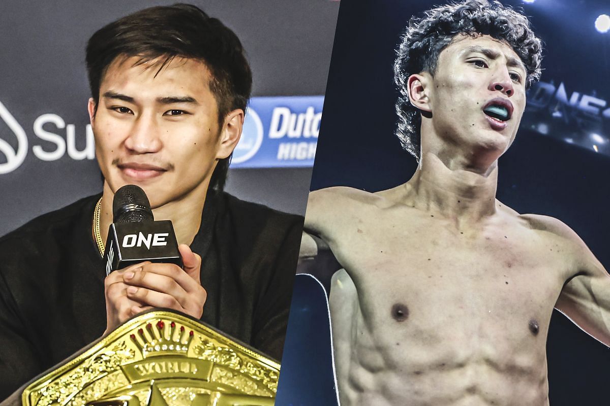 Tawanchai (left) and Nabil Anane (right) [Photos via: ONE Championship]