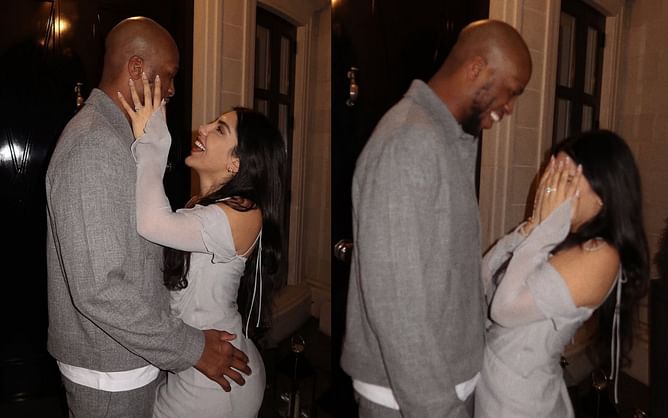 Photos: Loujaina Sheikh shares behind-the-scenes snaps with Michael Page celebrating their engagement