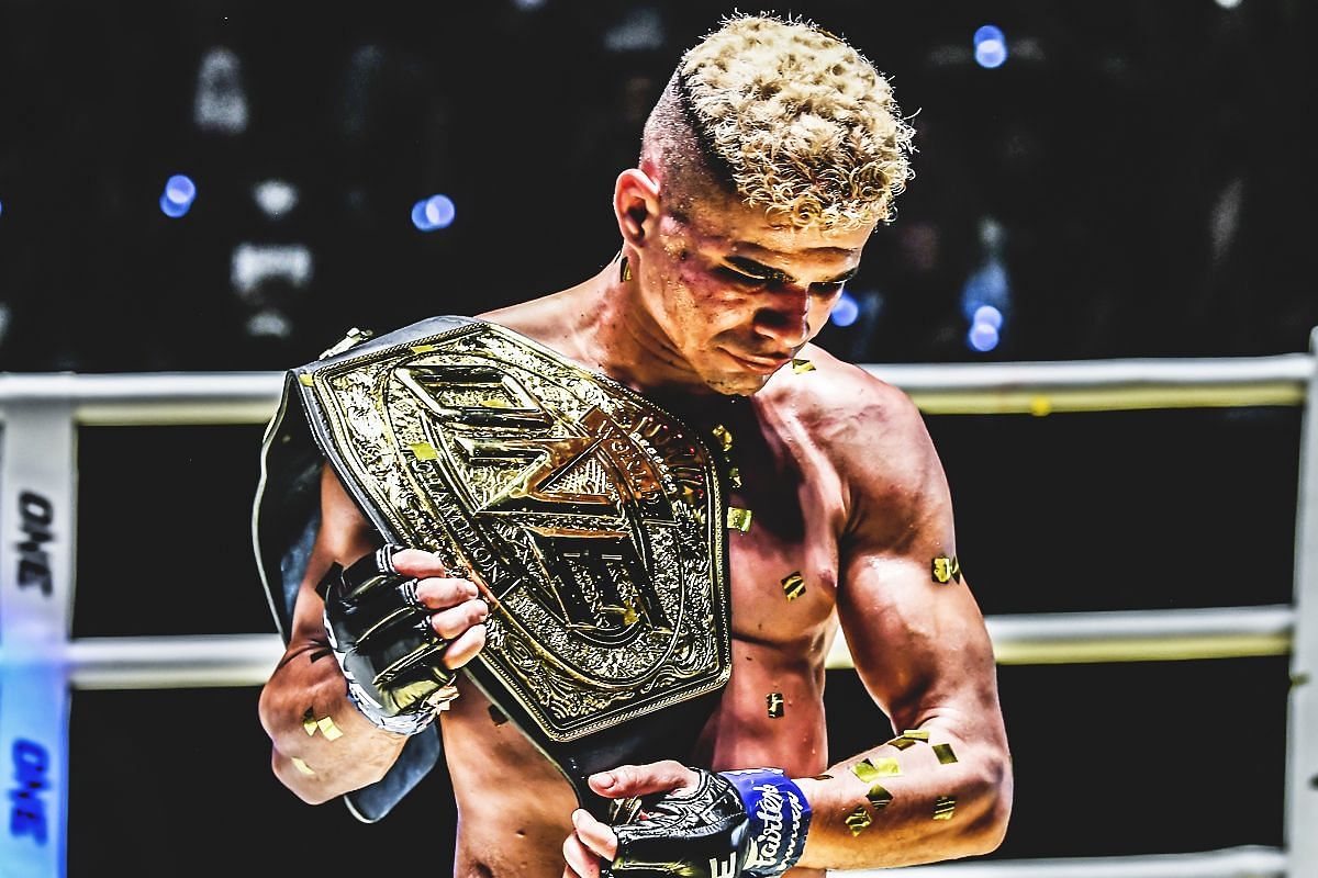 ONE bantamweight MMA world champion Fabricio Andrade. [Photo via: ONE Championship]