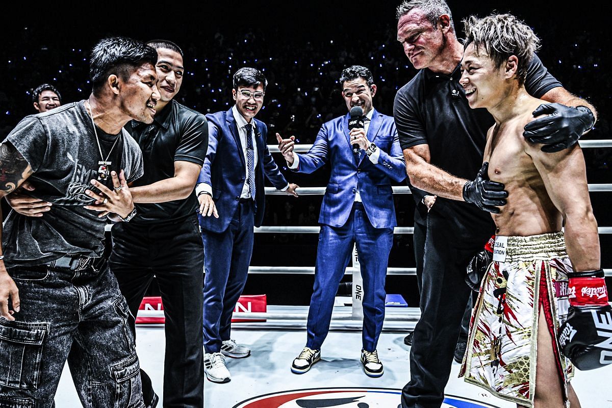 Rodtang Jitmuangnon and Takeru Segawa - Photo by ONE Championship