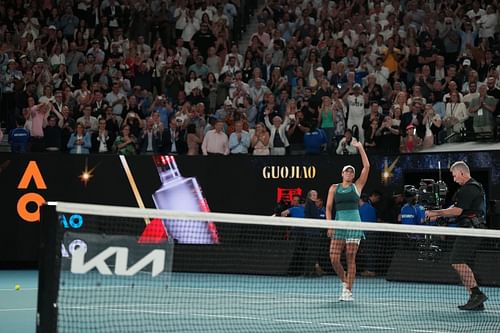 Madison Keys after winning the Australian Open final (Image Source: Getty)