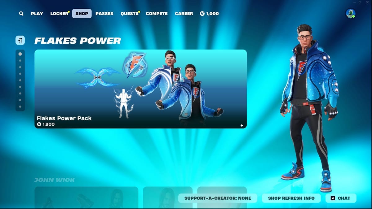 How to get the Flakes Power skin in Fortnite