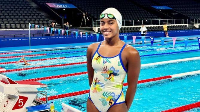 National Games 2025: 14-year-old swimmer Dhinidhi Desinghu sets national record; wins 3 gold medals
