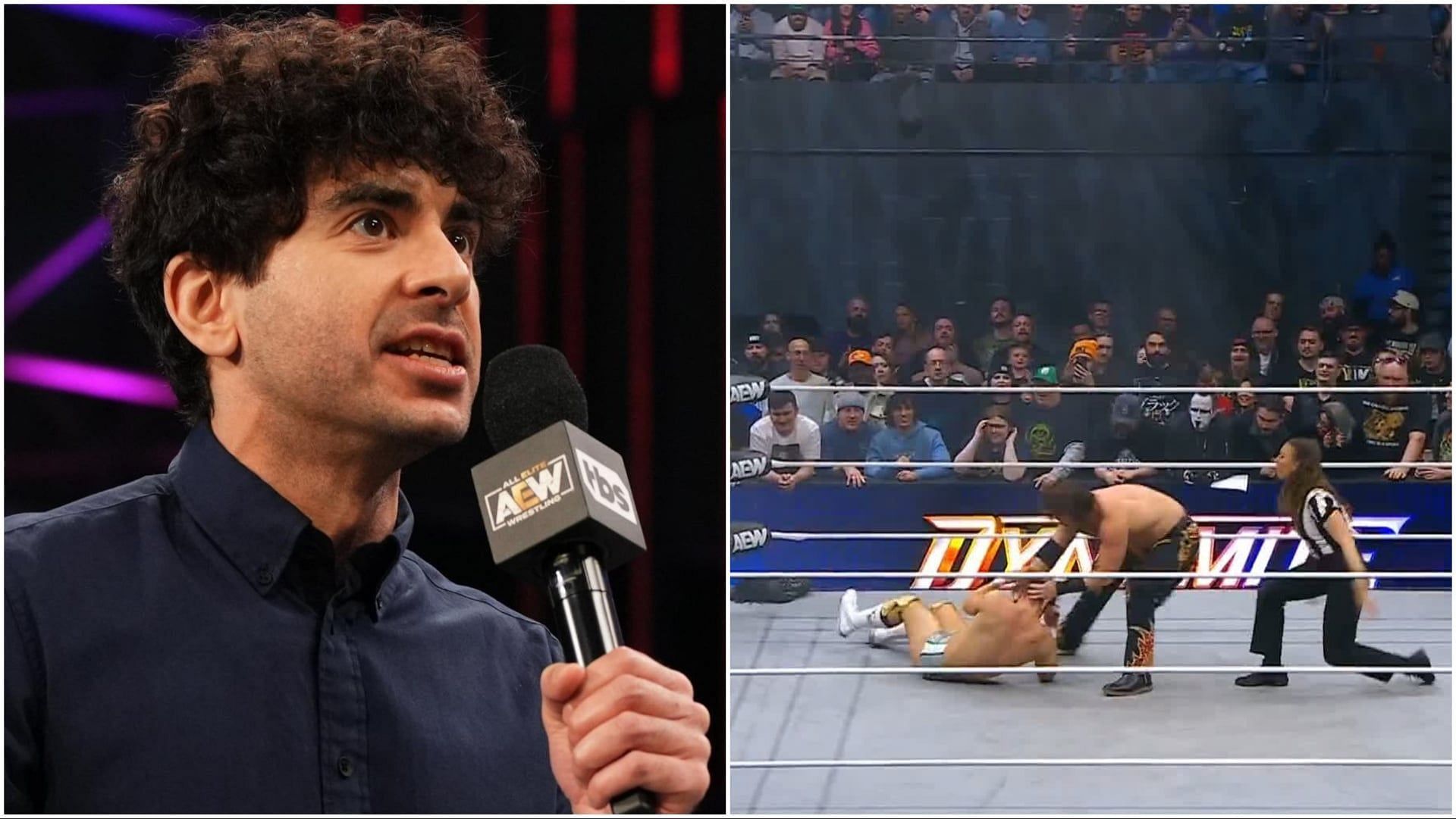 AEW President Tony Khan on Dynamite, AEW All In at Wembley (Photo Credits: AEW on YouTube and X/Twitter)