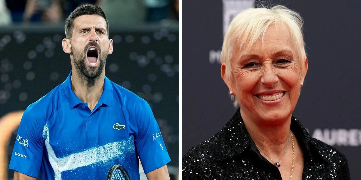 Djokovic Navratilova Australian Open