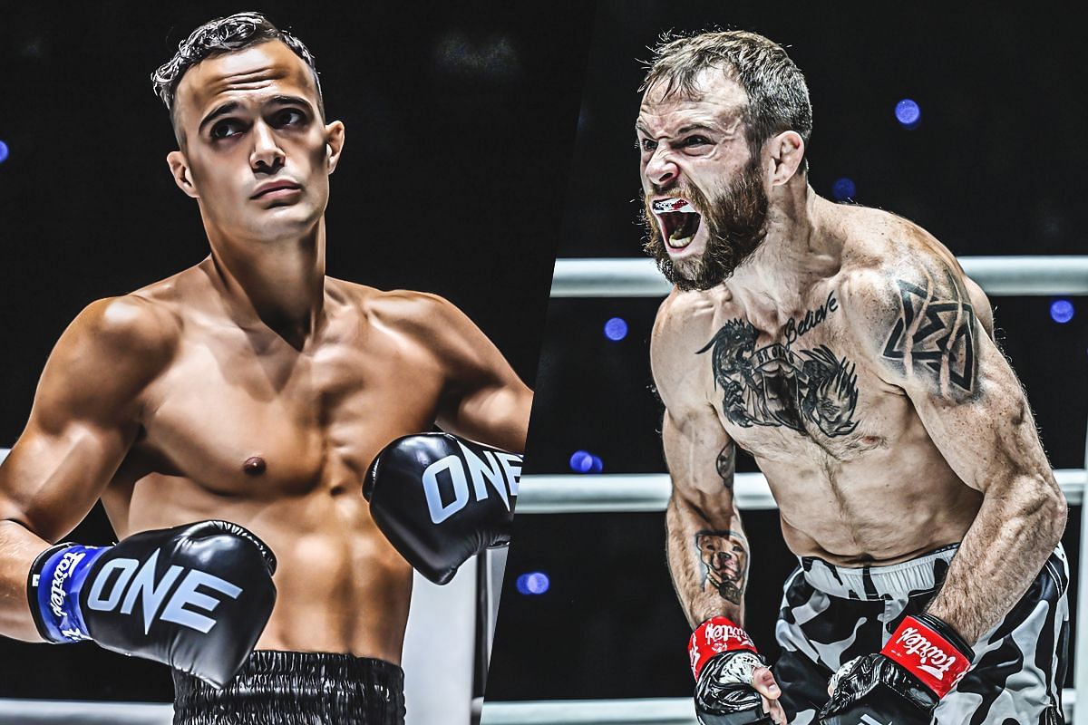 Jonathan Di Bella (left) and Jarred Brooks (right). [Photos from ONE Championship]