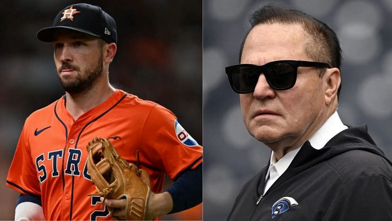 Alex Bregman (L) and Scott Boras (R) (Images from - Getty)