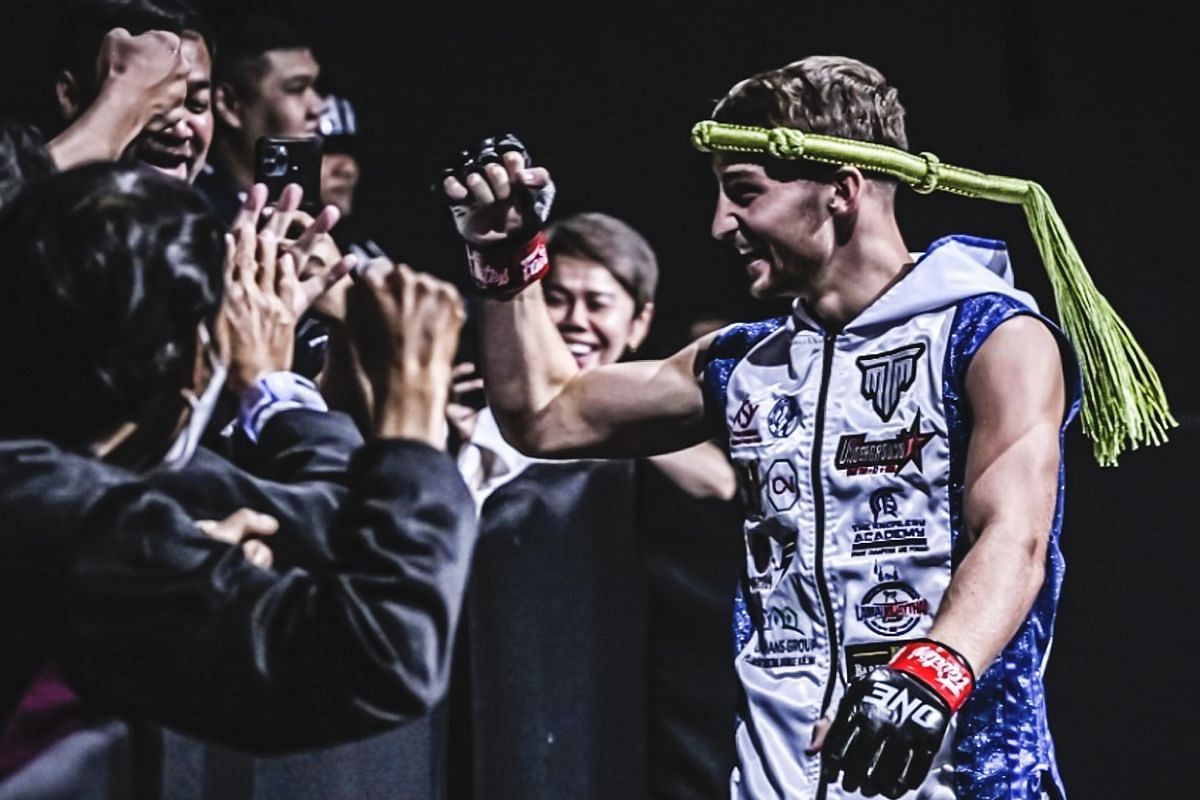 Freddie Haggerty says British Muay Thai is on a steady climb. [Photo from ONE Championship]