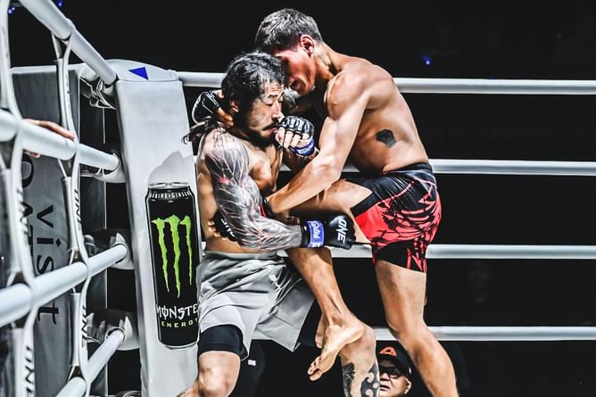 WATCH: Enkh-Orgil Baatarkhuu produces absolute submission magic in quick finish of Aaron Canarte
